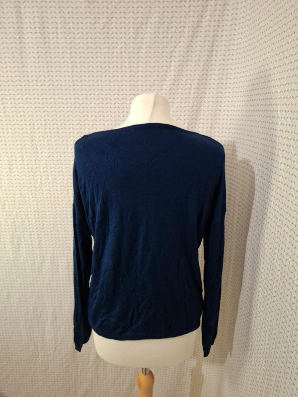 Blouse bleu marine Camaïeu - Taille S - 36