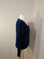 Blouse bleu marine Camaïeu - Taille S - 36