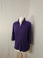Chemisier violet Autre Ton - Taille M - 38