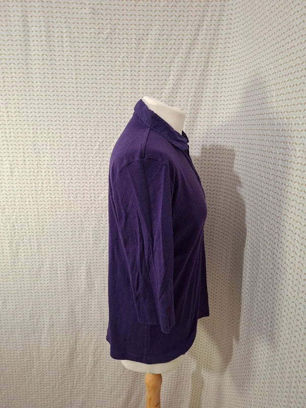 Chemisier violet Autre Ton - Taille M - 38