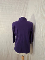 Chemisier violet Autre Ton - Taille M - 38