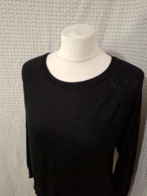 Pull léger noir Zara - Taille S - 36