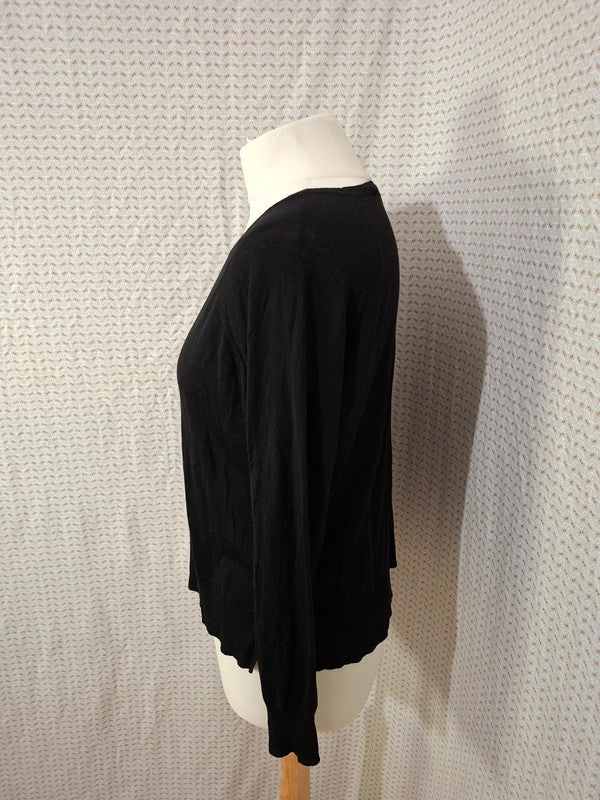 Pull léger noir Zara - Taille S - 36