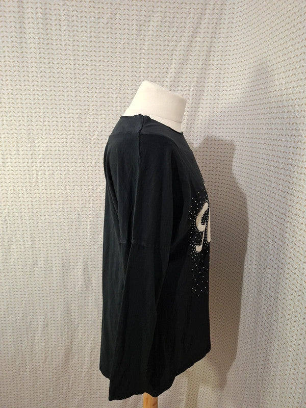 Pull noir smile New Collection - Taille M - 38