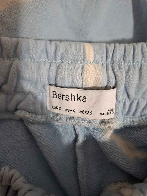Pantalon bleu et blanc Bershka - Taille S - 36