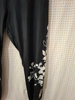 Pantalon noir fleurie Emery Rose - Taille 2XL - 44