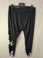 Pantalon noir fleurie Emery Rose - Taille 2XL - 44