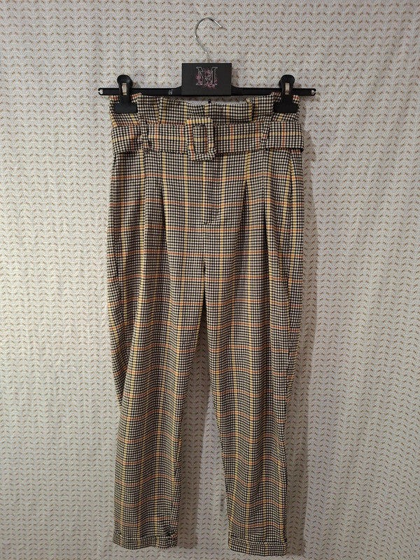 Pantalon à carreaux Bershka - TailleS - 36