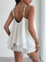 Blouse d’été à volants pour femme #Monaco