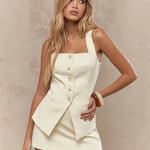 Ensemble élégant femme sans manches #Monaco