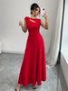 Robe midi sans manches imprimée #Paris