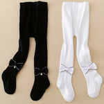 Lot de 2 collants texturés avec nœud