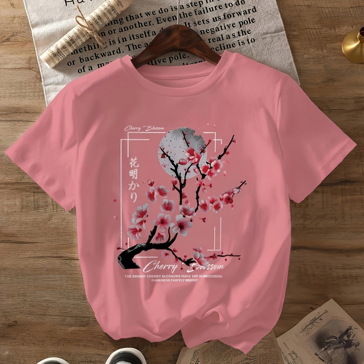 T-shirt casual femme à manches courtes