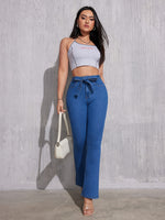 Jeans flare en denim stretch