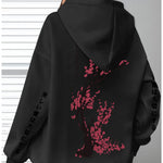 Sweat à capuche grande taille