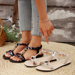 Sandales tressées pour femme