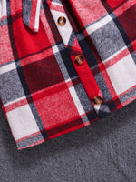 Ensemble élégant à carreaux pour fille 3pcs