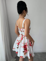 Robe sans manches à imprimé floral pour femme #Paris