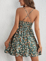 Robe d'été fleurie à bretelles #collection MONACO 2025