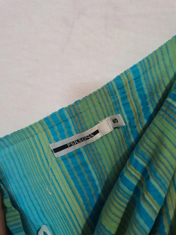 Jupe bleu/jaune