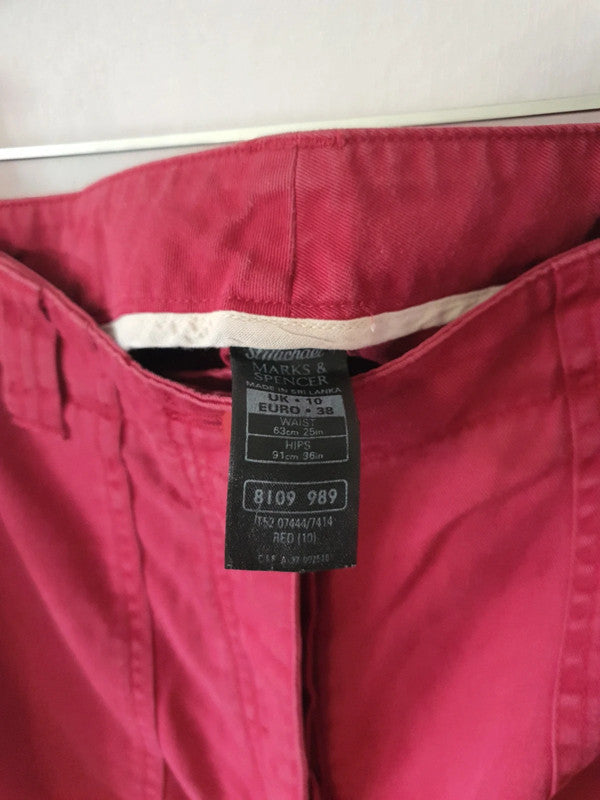Short rouge Bordeaux