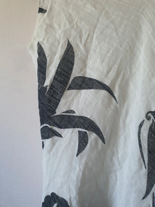 Belle robe d'été noir et blanche