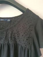T-Shirt noir avec voile