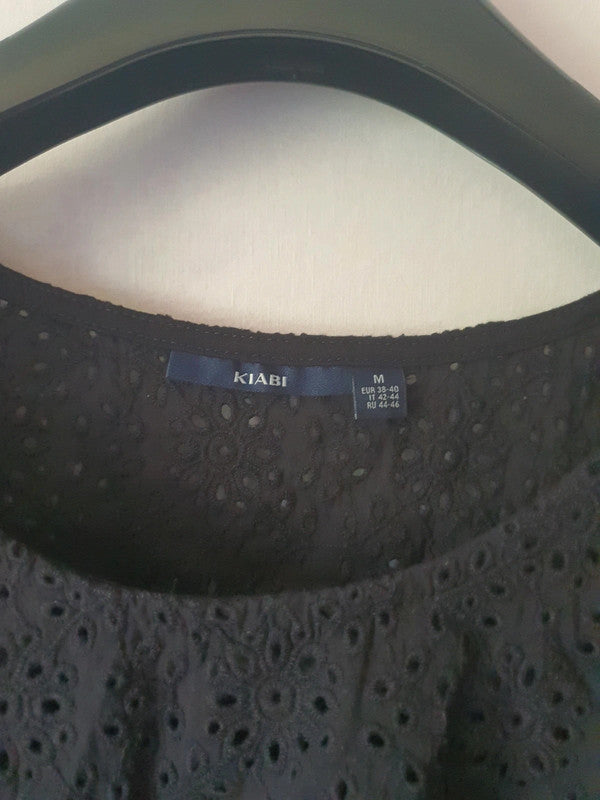 T-Shirt noir avec voile