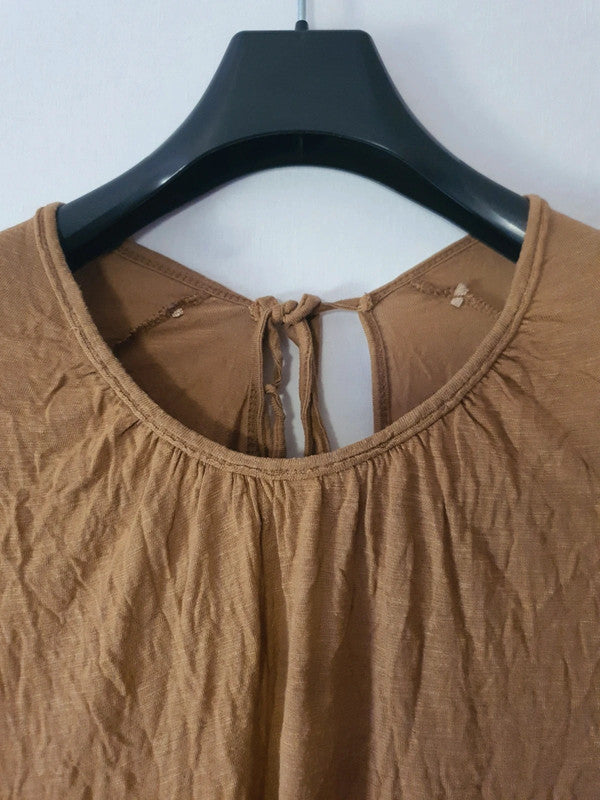 T-Shirt marron léger