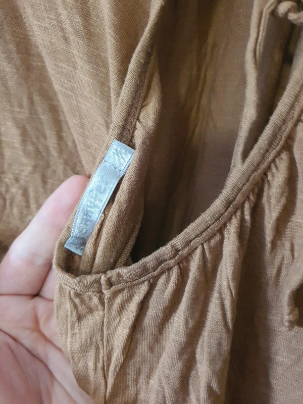 T-Shirt marron léger