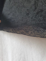 Débardeur à dentelle noire