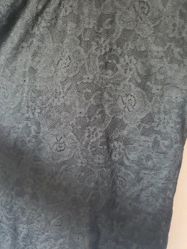 Débardeur à dentelle noire