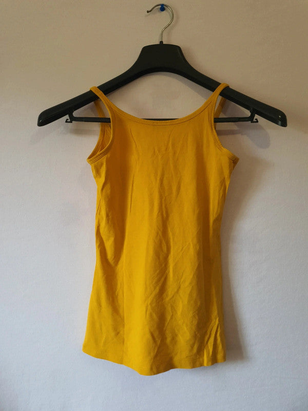 Débardeur jaune moutarde