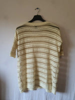 T-Shirt pull over-size transparent