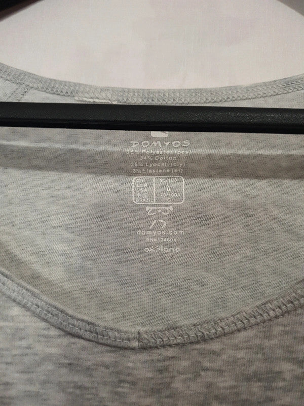 T-Shirt gris Domyos