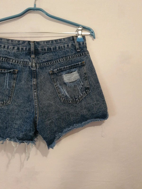 Mini short troué