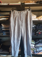 Pantalon bleu à rayures