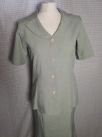 Ensemble tailleur avec jupe longue