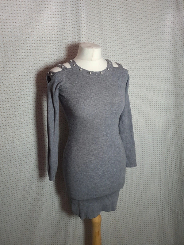 Robe pull grise Luxestar