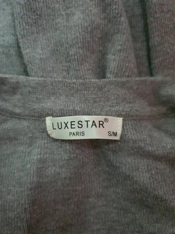 Robe pull grise Luxestar