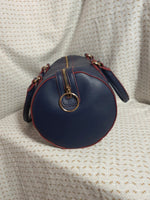 Sac à main bleu marine Galleries Lafayette