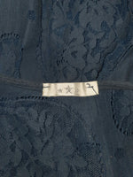 Chemisier transparent bleu