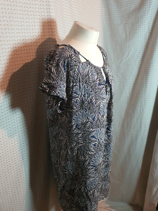 Robe bleu feuillus One Step