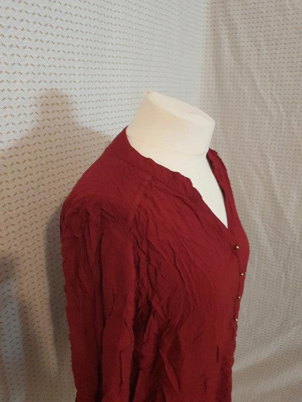 Chemisier Etam rouge taille 44