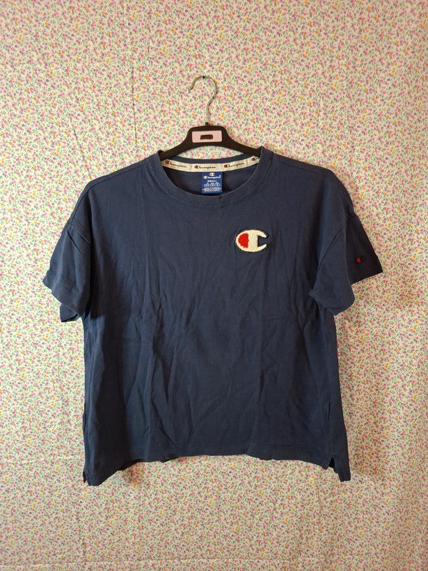 T-shirt bleu marine Champion Taille S