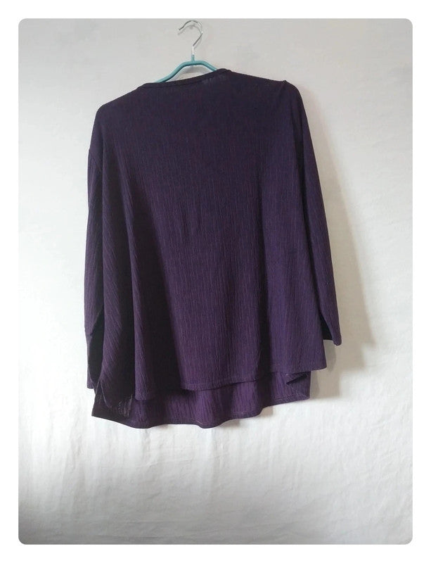 Tee-shirt manche longue grande taille Cline