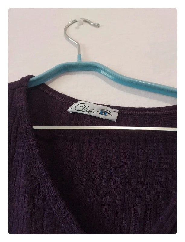 Tee-shirt manche longue grande taille Cline