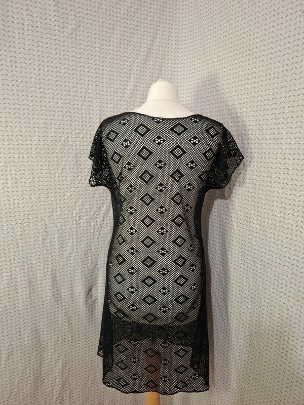 Robe troué avec ceinture Mademoiselle-Élégance Taille L
