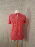 T-shirt rose transparent Gémo Taille M