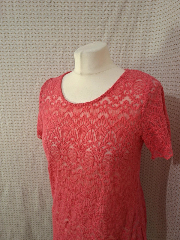 T-shirt rose transparent Gémo Taille M